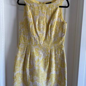 Tahari Yellow Shell Dress